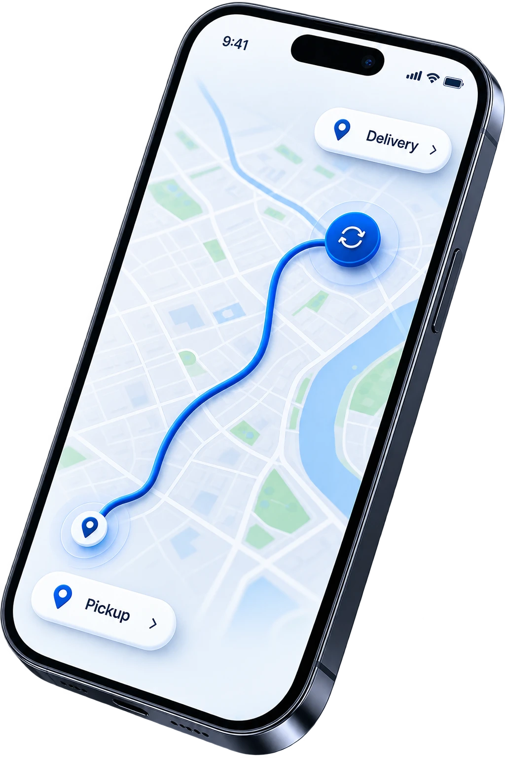 Live order tracking on a Stelloo phone screen